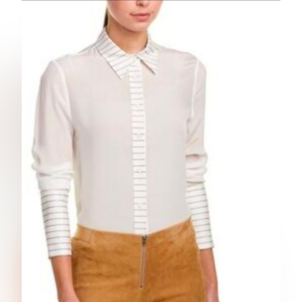 Alice+Olivia Silk Blouse Sz XS